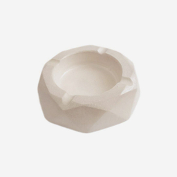 زیر سیگاری دست ساز کد 77332 رنگ کرم