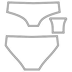 الگو خیاطی شورت زنانه متد ترک سایز 40 تا 46 مدل پرشین