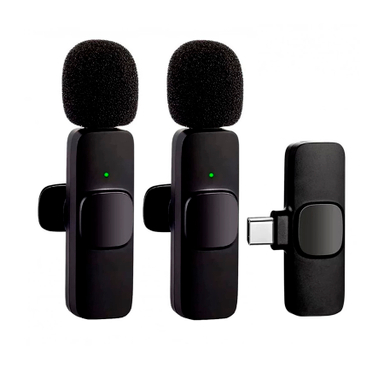 میکروفن یقه ای بی سیم مدل K9 Dual Type-C