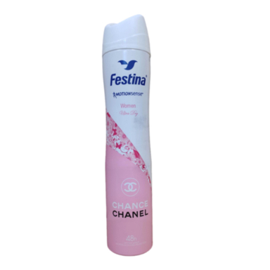 اسپری خوشبو کننده بدن زنانه فستینا مدل Chanel Chance حجم 200 میلی لیتر