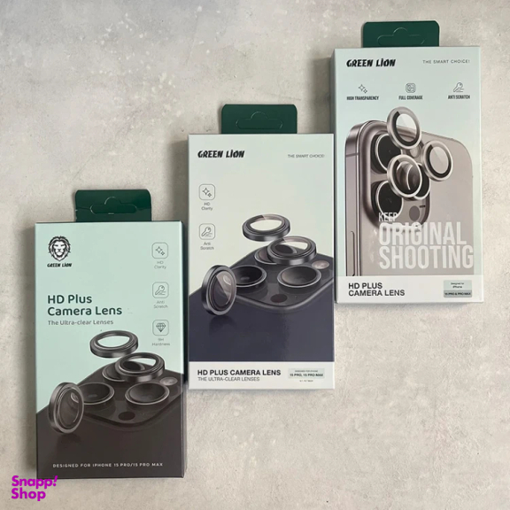محافظ لنز دوربین گوشی موبایل گرین لاین مدل GNCMHDP15PM مناسب اپل iPhone 15 Pro / 15 Pro Max