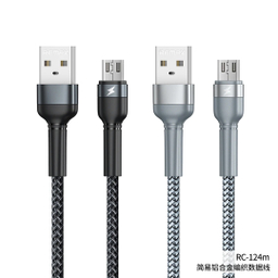 کابل تبدیل USB به micro-usb ریمکس مدل RC-124m به طول 1 متر