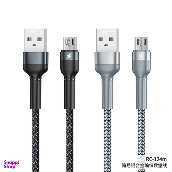 کابل تبدیل USB به micro-usb ریمکس مدل RC-124m به طول 1 متر