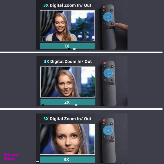 وب کم پاویفو مدل 4K AI Auto-Framing With Remote Control