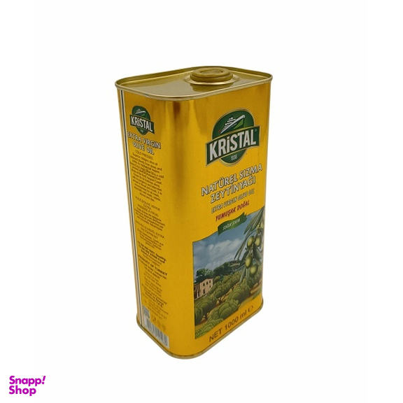 روغن زیتون فرابکر کریستال حجم 1 لیتر بسته بندی فلزی