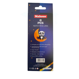 ماژیک نقاشی 6 رنگ ماهور کد 1