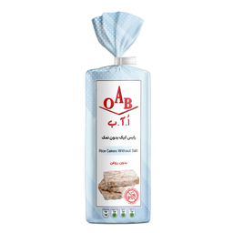 رایس کیک بدون نمک ا آ ب وزن 100 گرم