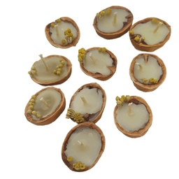 شمع مدل گردو کد 02 مجموعه 10 عددی