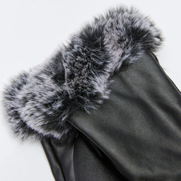 دستکش زنانه ال سی وایکیکی مدل خزدار پلار