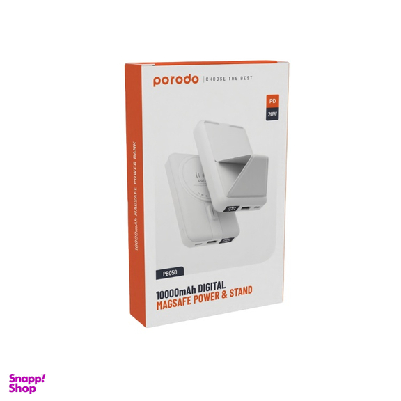 پاوربانک مغناطیسی پرودو مدل MagSafe PD-PBFCH050 ظرفیت 10000 میلی آمپر ساعت