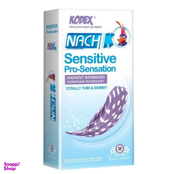 کاندوم ناچ کدکس مدل Sensitive Pro Sensation بسته 12 عددی