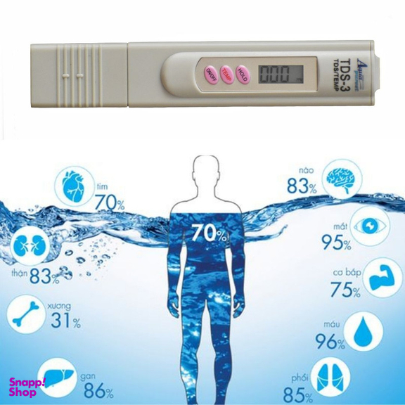 سختی سنج آب آکوا پیورست مدل 3 دکمه TSD مجموعه 2 عددی