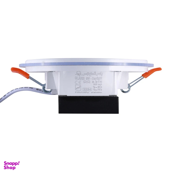 پنل ال ای دی 9 وات پارس شعاع توس مدل PT-GLARIS9 بسته 6 عددی