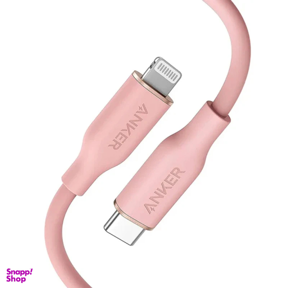 کابل تبدیل USB-C به لایتنینگ انکر مدل Power Line III Flow A8662 طول 0.9 متر