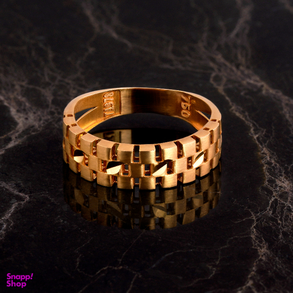 انگشتر طلا 18 عیار زنانه جواهری سون کد 3917