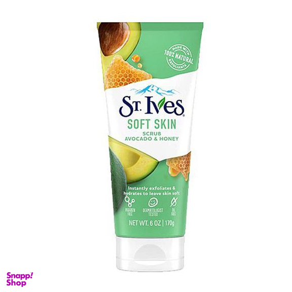 اسکراب صورت اس تی ایوز مدل SOFT SKIN حجم 170 میلی لیتر