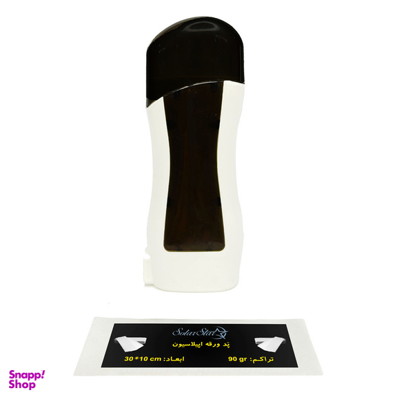 دستگاه موم گرم کن و ذوب وکس خشابی سولار استار مدل 401 به همراه پد اپیلاسیون بسته 10 عددی