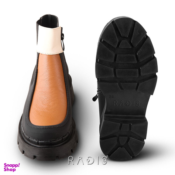 نیم بوت زنانه چرم رادیس مدل ستیلا کد M.MC-659-asl