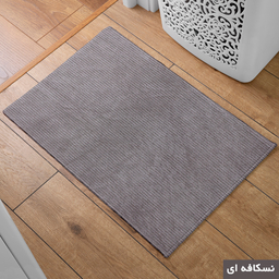 پادری شاران هوم مدل اسفنج دار طرح مخمل راه راه فانتزی سایز 40×65 سانتی متر