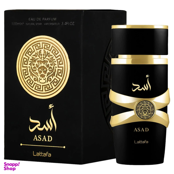 ادو پرفیوم مردانه لطافه مدل ASAD حجم 100 میلی لیتر