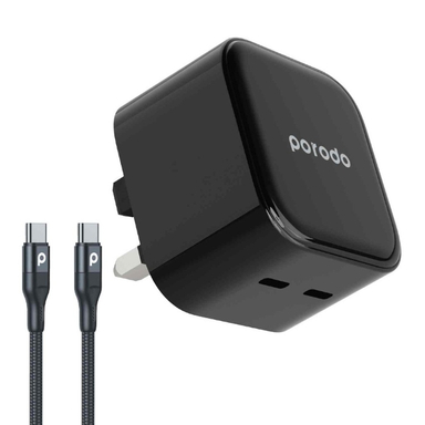 شارژر دیواری سوپرفست پرودو کد FWCH012-C به همراه کابل USB Type-C