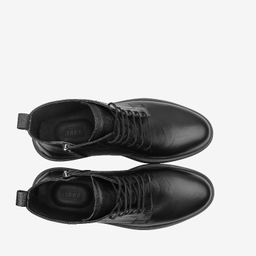 نیم بوت مردانه چرم مونو کد J5526-001 رنگ مشکی