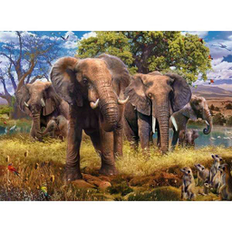 پازل 500 تکه راونزبرگر مدل Elephants کد 15040