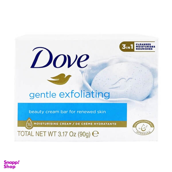 صابون لایه بردار ملایم داو مدل Gentle Exfoliating وزن 90 گرم