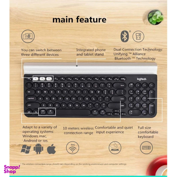 کیبورد بی سیم لاجیتک مدل K780