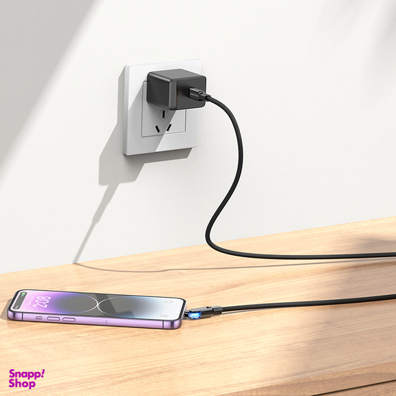 کابل دیتا 27 وات Type-C به Lightning بروفون مدل BU41 طول 1.2 متر