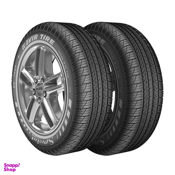 لاستیک خودرو کویر تایر مدل KB2000 سایز 175/60/13 دو حلقه