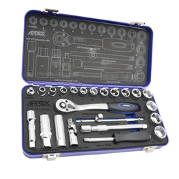 آچار بکس اپکس مدل SMT-3/8INCH-APX-1524-24PCS مجموعه 24 عددی