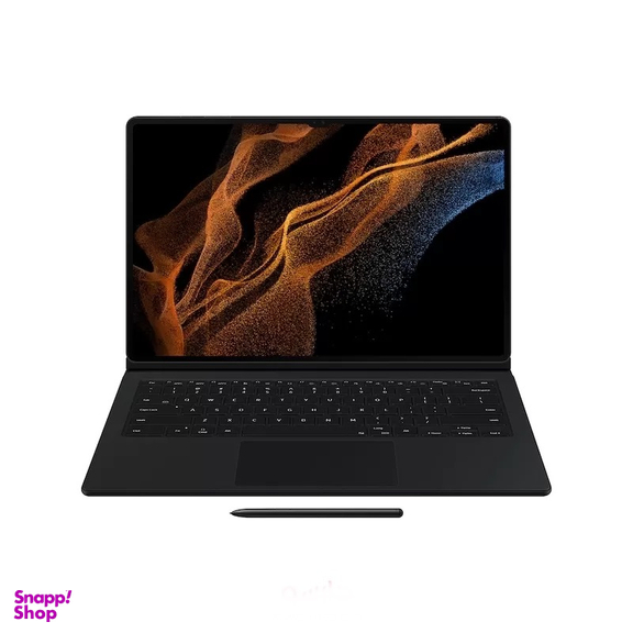 کیف کلاسوری کیبورددار تبلت مدل Keyboard مناسب برای سامسونگ Galaxy Tab S8 Plus