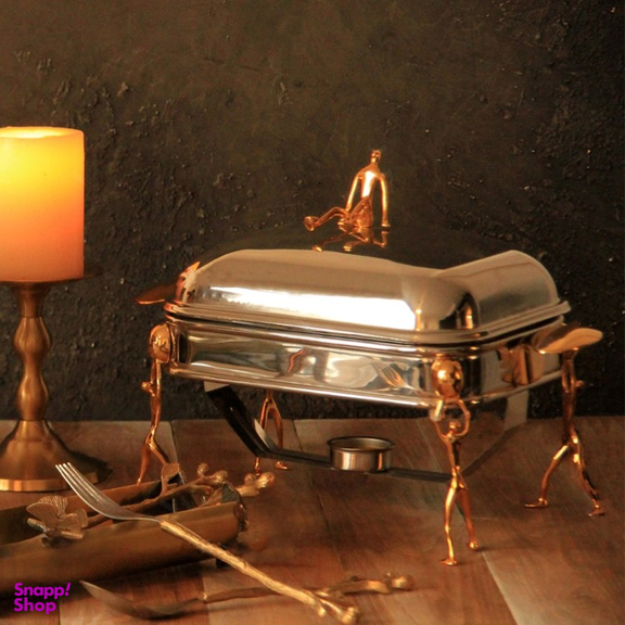 سوفله خوری سالینو مدل استیل برنجی کد 3008-SG