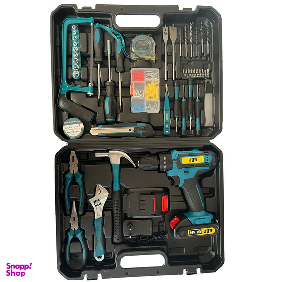 پیچ گوشتی شارژی جاب مدل JB-4009 مجموعه 180 عددی