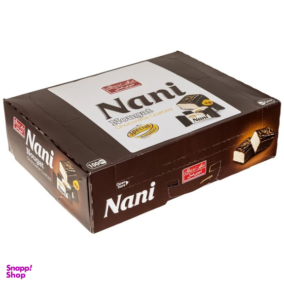 شکلات نوقا شیری شیرین عسل وزن 800 گرم بسته ۱۰۰ عددی