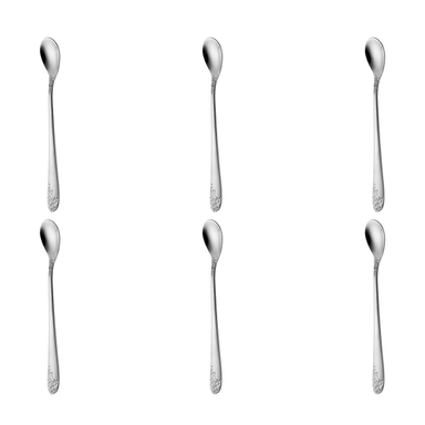 قاشق شربت خوری ناب استیل مدل امپریال بسته 6 عددی
