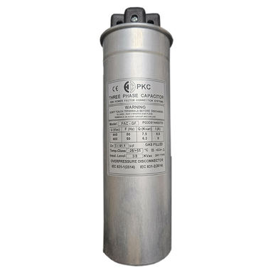 خازن سه فاز سیلندری مدل PKC 440V 7.5 KVAR