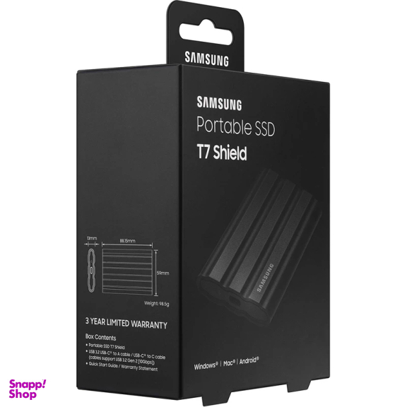 حافظه SSD اکسترنال سامسونگ مدل T7 Shield ظرفیت یک ترابایت