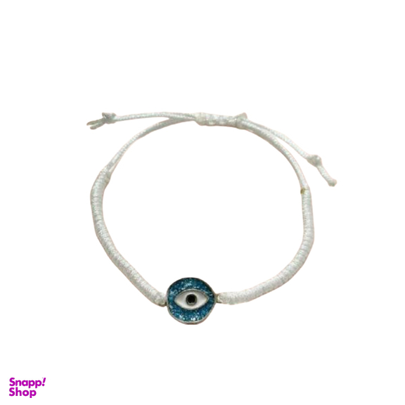 دستبند نقره زنانه مدل چشم نظر کد 035