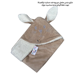 پتو فوروارد مخمل دو رو کد 1009 سایز 70x74 سانتی متر
