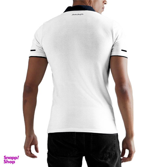 پولوشرت آستین کوتاه ورزشی مردانه نوزده نودیک مدل POL1924 W
