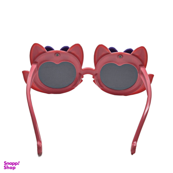 عینک آفتابی دخترانه مدل عروسکی گربه ای رنگ صورتی