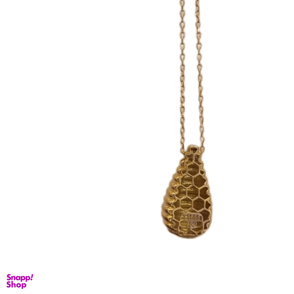گردنبند طلا 18 عیار زنانه طرح کندو عسل کد 102057