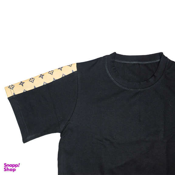 ست لباس راحتی زنانه آسو طرح LV کد S564 رنگ مشکی