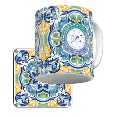 ماگ لاژید مدل اسم زهرا کد YBP به همراه زیر لیوانی