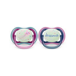 پستانک اونت مدل شبرنگ کد SCF376/14 بسته 2 عددی