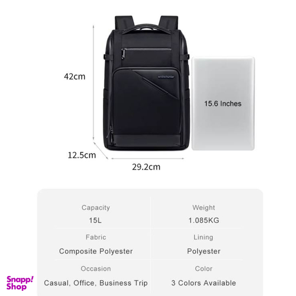 کیف لپ تاپ 16 اینچ آرکتیک هانتر مدل B00675