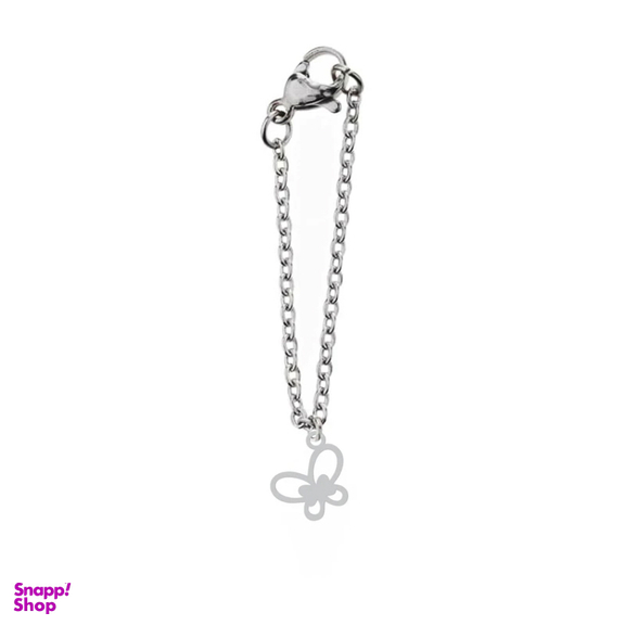 آویز ساعت نقره زنانه گیرا مدل پروانه کد G590