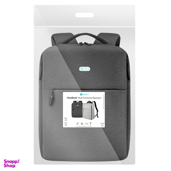 کوله پشتی لپ تاپ کوتتسی مدل NoteBook Multi-Functional Backpack Hemp 14011-HG مناسب برای لپ تاپ 16 اینچی